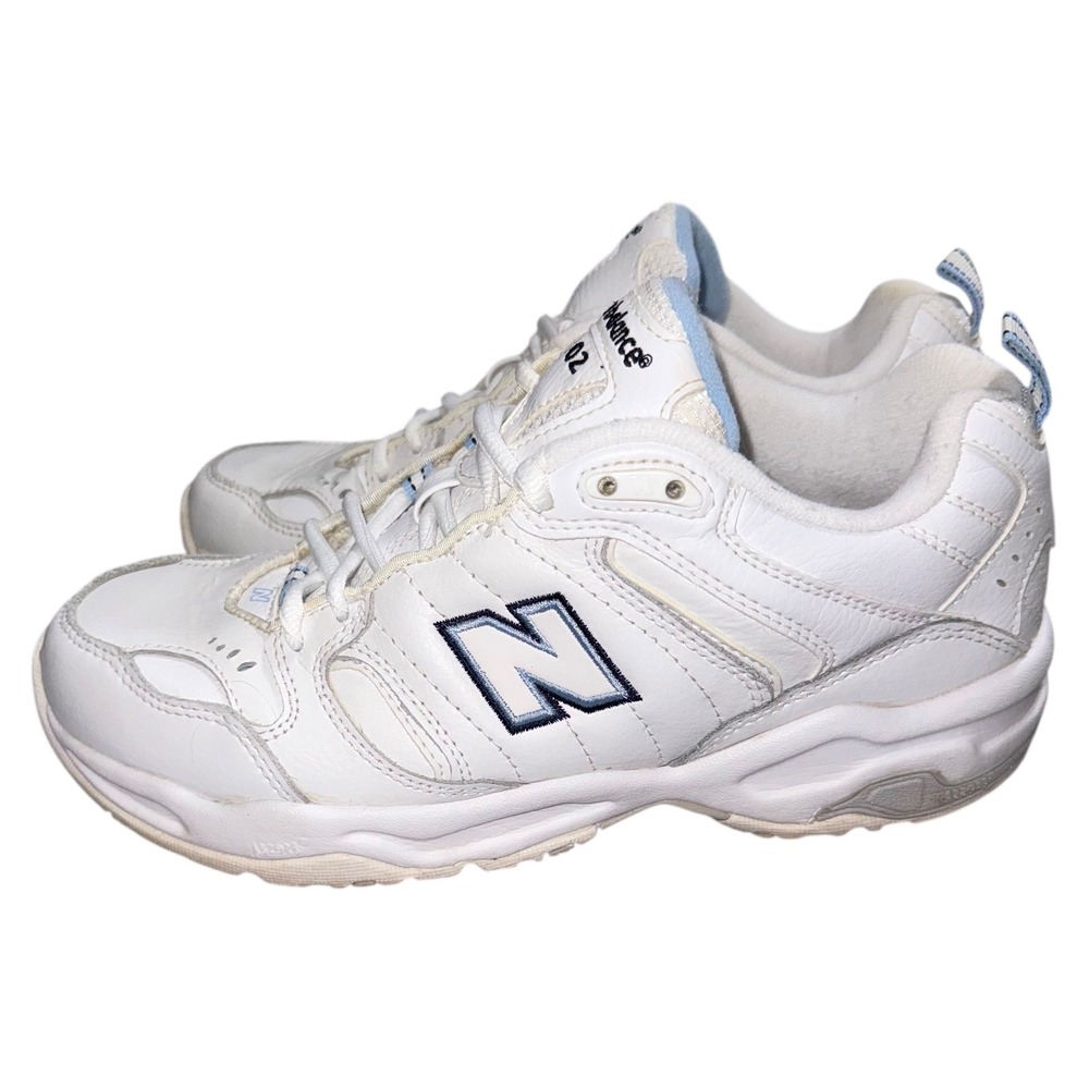 New Balance 602 Y2K White Leather Athletic Sneakers Dad Shoes Retro Size 9 - Picture 5 of 12